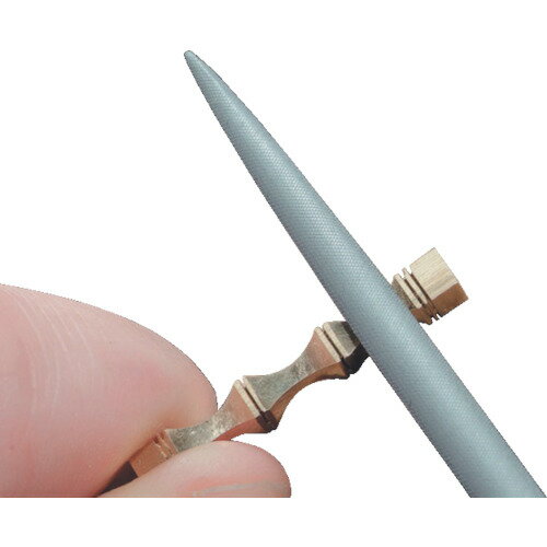 ■Vallorbe ニードルヤスリ 先細コバ丸 160mm #4 LA24151604(8528369)[送料別途見積り][法人・事業所限定][掲外取寄] 2