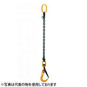 製品の特長 チェーンスリング付スーパーロックフック ●敷鉄板の敷設・撤去作業に又、ワイヤーロープ、スリングベルト用等の吊り作業に最適。 ●開口部が大きいので取り付け取り外しが簡単。 ●吊上げ時、自動的に閉鎖ロックがかかり安全です。 ●スーパ...