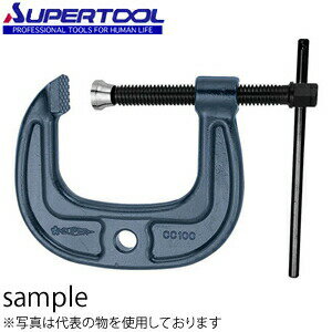 スーパーツール シャコ万力（C型）強力ワイドタイプ 150mm CC150