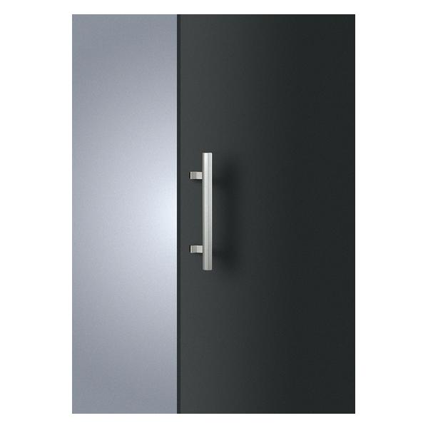 UNION(ユニオン) ドアハンドル 押し棒 T520-26-038-L400 アルミ ブラストシルバー[ネオイズム]