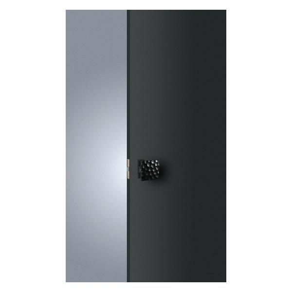 UNION(ユニオン) ドアハンドル プッシュプル ULS2500-26-101-U アルミ 名栗肌ブラック＋ユニフロストブラックペイント[ネオイズム]