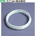 ユニット 460-70 針金 1.2mmφ×50m巻 白ビニール被覆針金