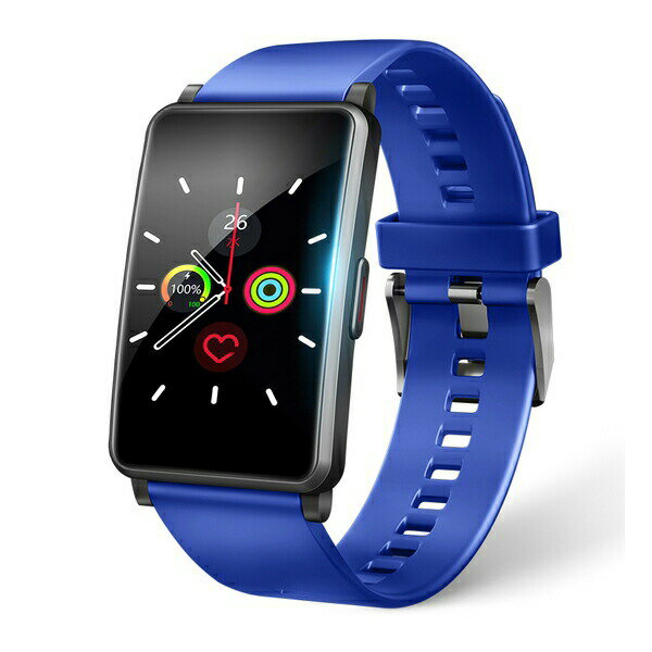 スマートR(SMART R)　スマートウォッチ　HC91　ネイビー　ウェアラブル端末