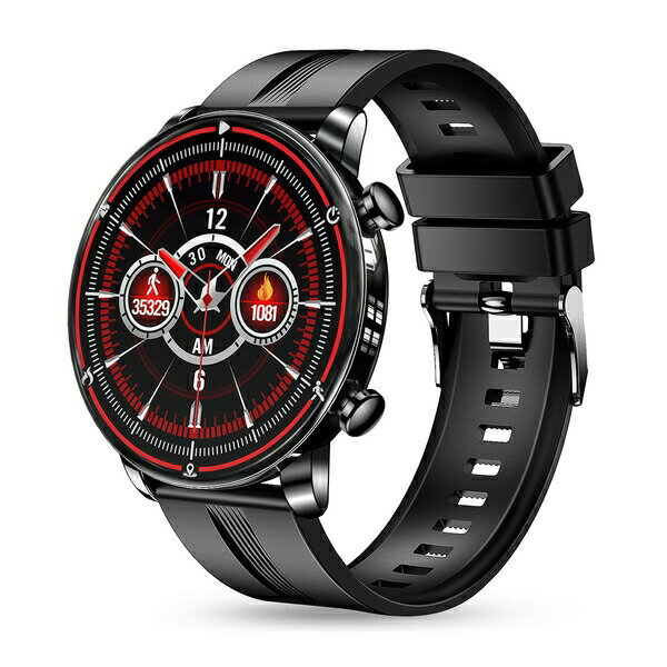 スマートR(SMART R) スマートウォッチ NY18 ブラック ウェアラブル端末