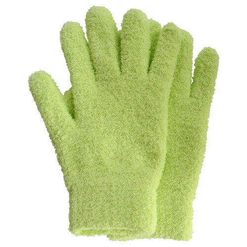 ◆一色本店 葉っぱのほこり取り手袋 グリーン フリーサイズ