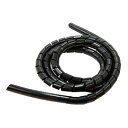 ◆ジェフコム スパイラルチューブ 黒 EM-SCB-1030(4)