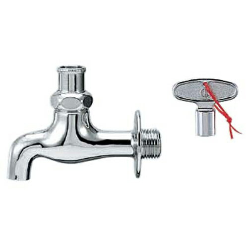 ◆カクダイ 共用横水栓（かぎ式）13 7035