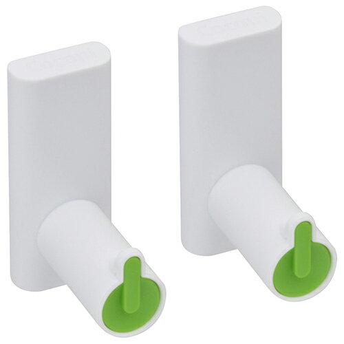 ◆カクダイ GAONA ガオナ 壁付けフック 石膏ボード用 グリーン GA-ME003