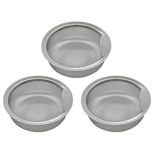 ◆カクダイ GAONA ガオナ シンク用 ステンレス製ゴミカゴ 3個セット 排水口のゴミ受け (錆びにくい 汚れにくい 衛生的) GA-PB053