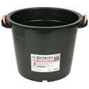 ◆藤原産業 赤長 DIYプラバケツ ブラック 13ガタ