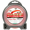 ◆藤原産業 セフティー3 レッドコア ナイロンコード マル2.2x15m