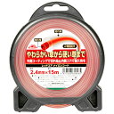 ◆藤原産業 セフティー3 レッドコア ナイロンコード マル2.4x15m