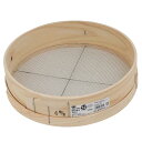 ◆藤原産業 千吉 木製砂フルイ（丸型）35cm 4.0MM