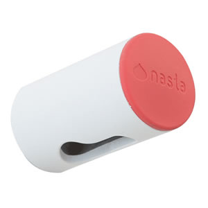 ナスタ(NASTA) AirDot　壁面取付フック NRP022-WR ホワイト×レッド 耐荷重：3kg