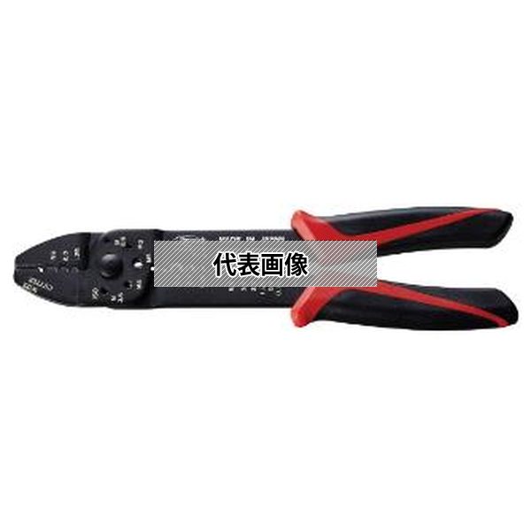 (株)ロブテックス 電装圧着工具 FK1A 電装圧着工具 ロブテックス エビ スリーブ用 エビ印 1丁 FKーAシリーズ ロブスター 電装 圧着工具 オープンバレル端子 裸圧着端子