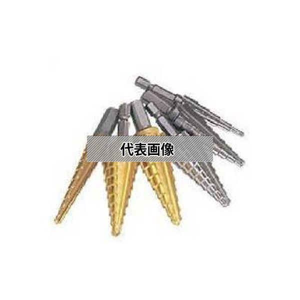 Rakuten - (株)ロブテックス ステージドリル LB635G | ステージドリル Tinコーティング 13段 軸径10mm エビ コーティング ロブテックス