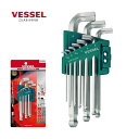 VESSEL(ベッセル) ボールポイントL型レンチ 9本セット 8209BP-S【在庫有り】