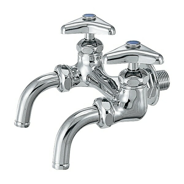 カクダイ(KAKUDAI)　双口ホーム水栓13　7050【在庫有り】