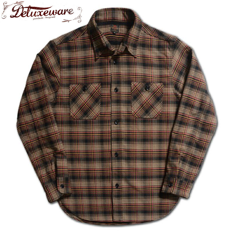 楽天市場】デラックスウエア（スタイル（シャツ）ネルシャツ