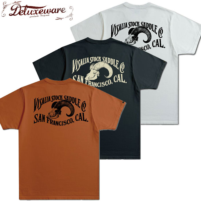 樂天商城 - DELUXEWARE デラックスウエア Tシャツ DXTS-2601 SADDLE 半袖 メンズ