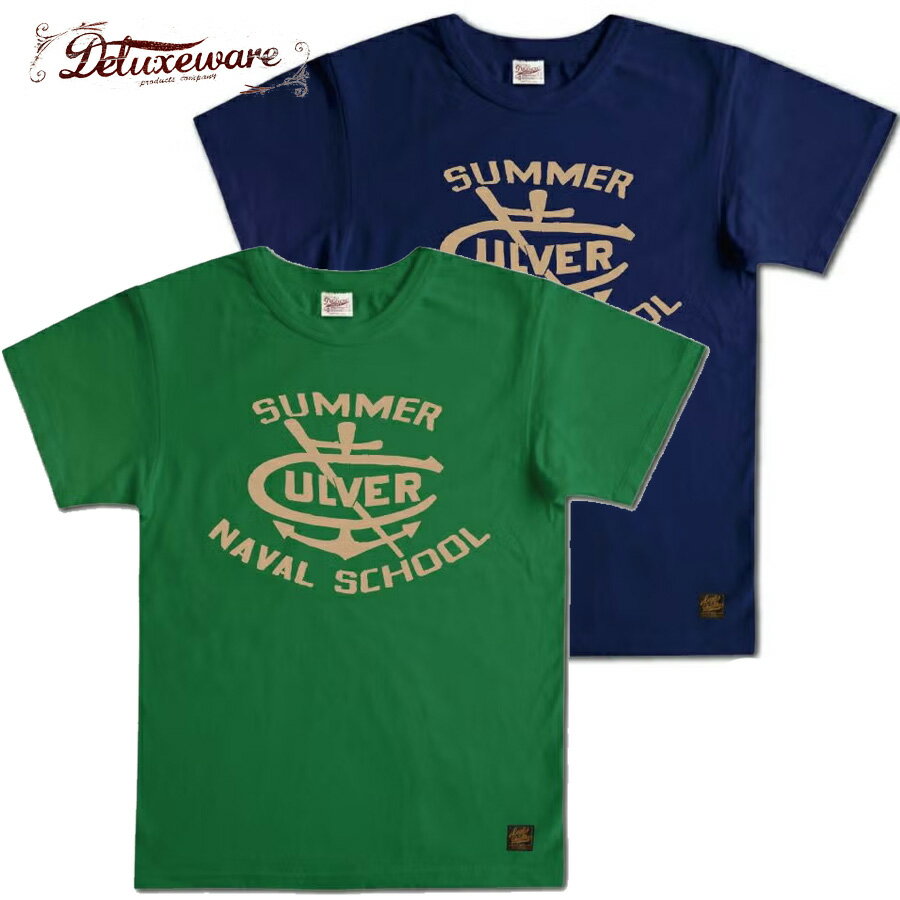 樂天商城 - デラックスウエア DELUXEWARE Tシャツ MTS-2603 NAVAL 半袖 メンズ