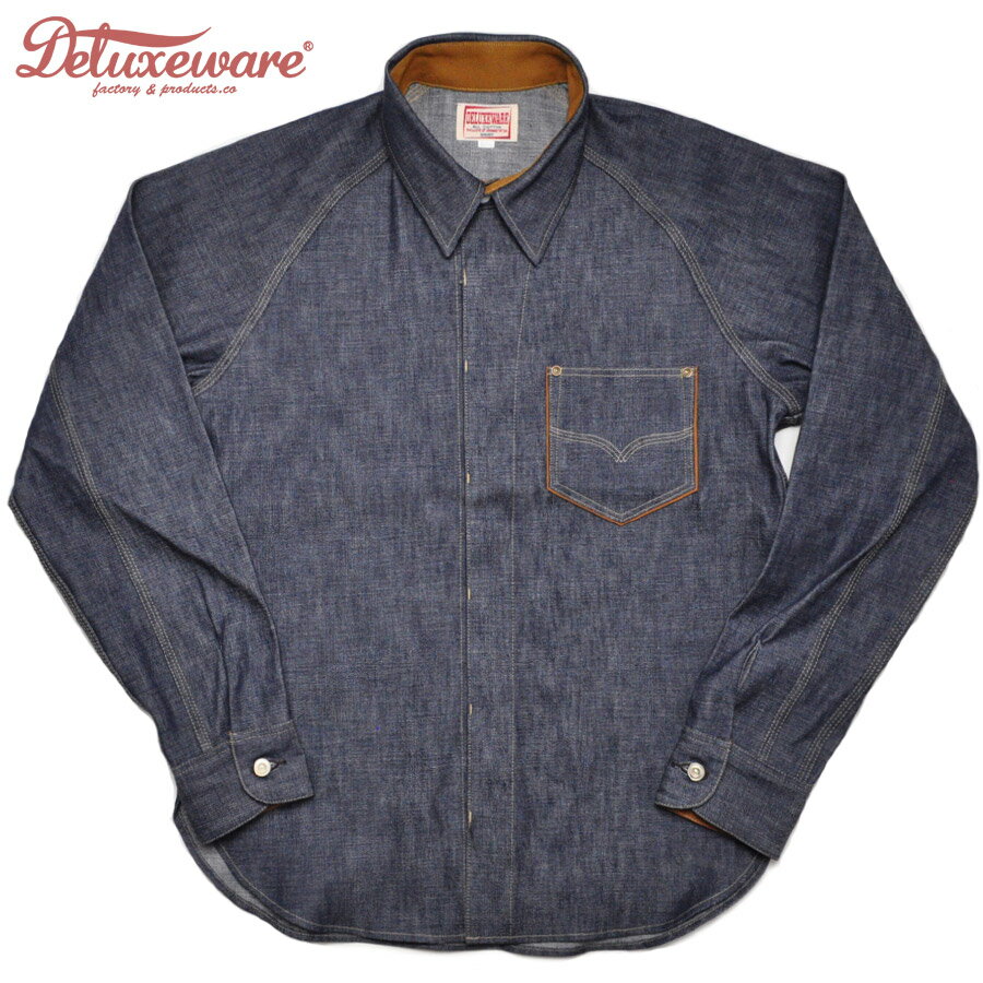 Rakuten - DELUXE WARE デラックスウエア デニムシャツ 7640 40s DENIM SHIRT