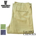 WAREHOUSE EGAnEX `m Lot 1082 CHINOES `mp Y x[W O[ O[ 30-36C`