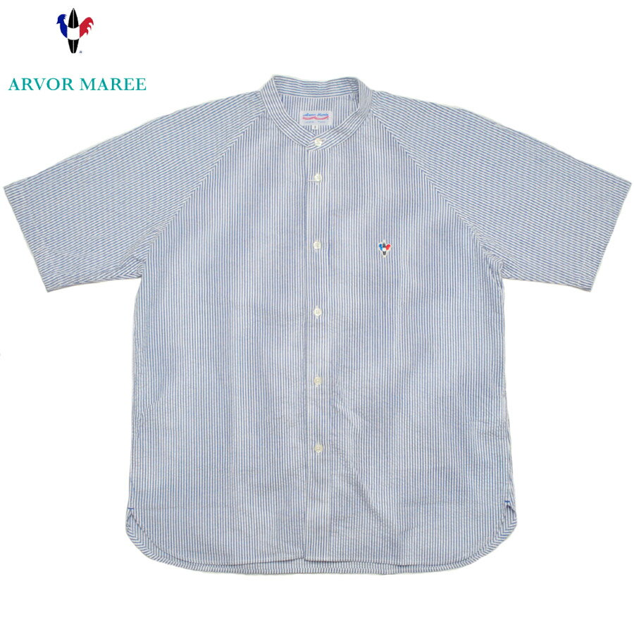 Rakuten - ARVOR MAREE アルボーマレー シャツ STAND S/S SHIRT - SHEER SUCKER
