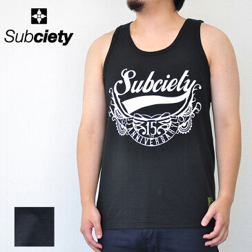 SUBCIETY サブサエティ タンクトップ TANK TOP 15th GLORIOUS Tシャツ 黒 白 M-XL 15周年 サブサエティー