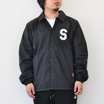 SUBCIETY サブサエティ コーチジャケット COACH JKT-Junior- メンズ ストリート 黒/赤 S-XL サブサエティー 107-62299