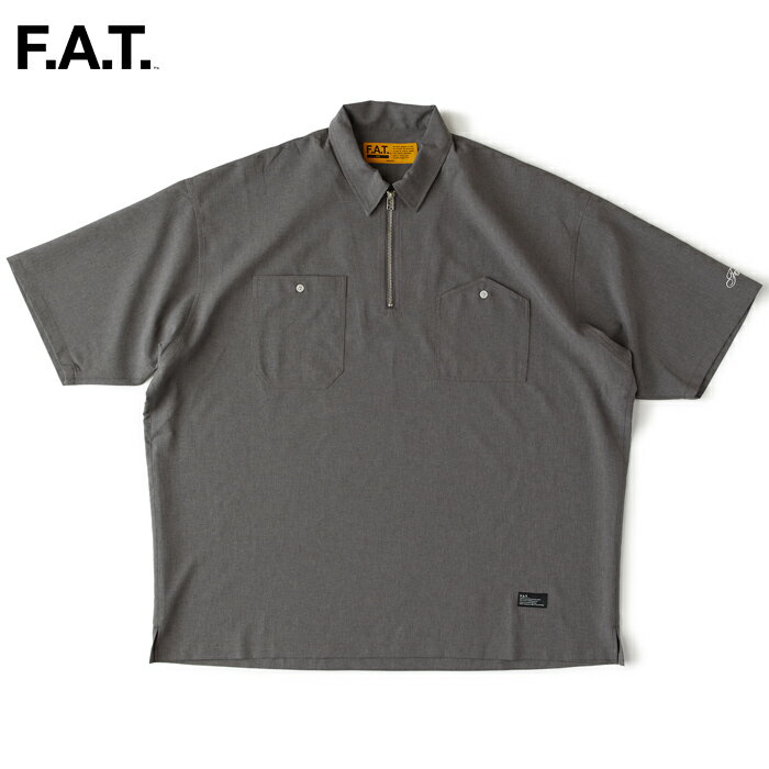 樂天商城 - FAT エフエーティー シャツ TROHALF F32511-SH23 ハーフジップシャツ