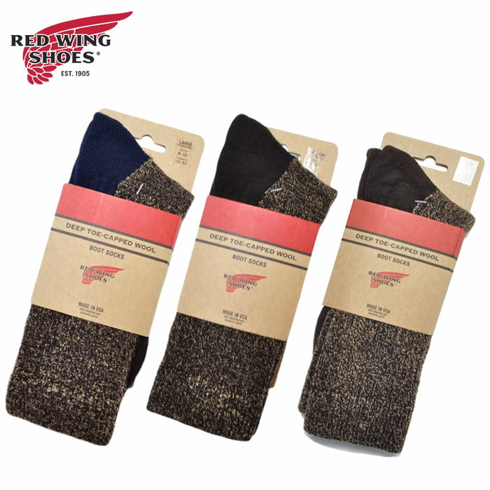 REDWING レッドウイング 靴下 Deep Toe-Capped Wool Socks ディープトゥキャップド ウールソックス アクセサリー グッズ 97640 97642 97641