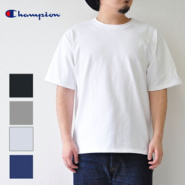 Champion チャンピオン Tシャツ 7oz HERITAGE JERSEY T-SHIRT ヘビーオンス S-XL 白/黒/グレー/紺 T2102