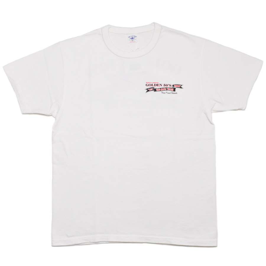 THE FLAT HEAD フラットヘッド Tシャツ 3本針の1本外し Tシャツ GOLDEN 50’S FN-THC-063