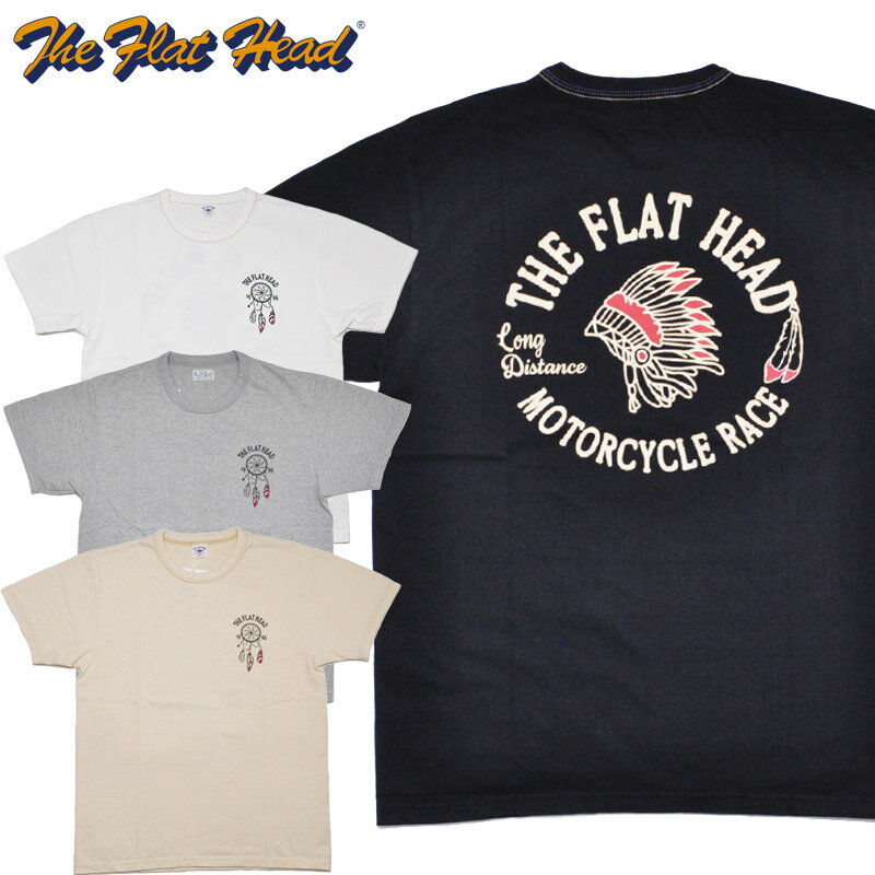 樂天商城 - THE FLAT HEAD フラットヘッド Tシャツ T-SHIRT - MOTORCYCLE RACE FN-THC-048 半袖