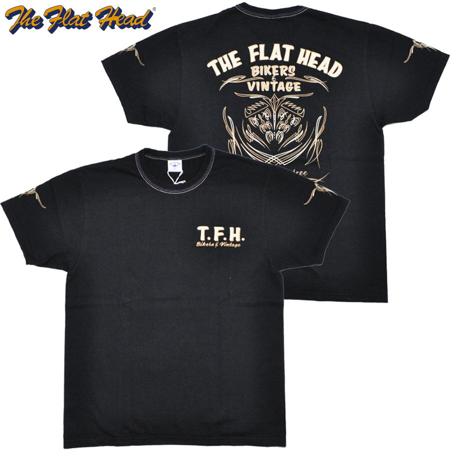 樂天商城 - THE FLAT HEAD フラットヘッド Tシャツ 3本針の1本外し Tシャツ PINSTRIPE FN-THC-065