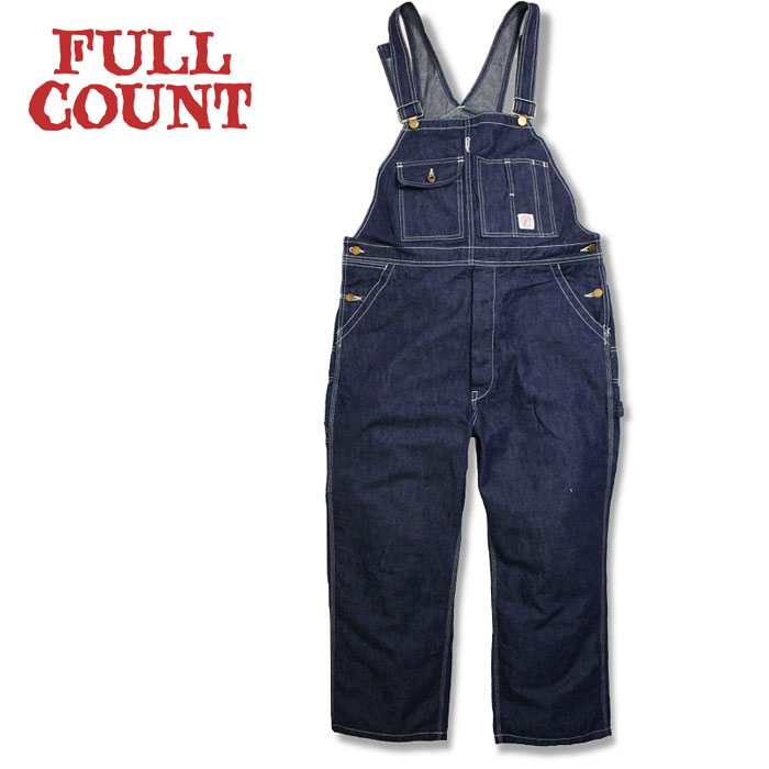 FULLCOUNT フルカウント オーバーオール 1005 Denim Bib Overalls デニムビブオーバーオール M-XL アメカジ