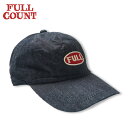 FULLCOUNT フルカウント キャップ FULL WAPPEN DENIM CAP ベースボールキャップ 帽子 デニム インディゴ 6770