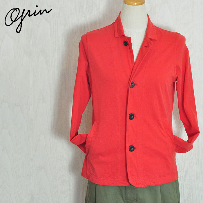 樂天商城 - grin グリン レディース ジャケット エーゲカイジャケット 841C-14 赤 サイズ2 アウター カジュアル