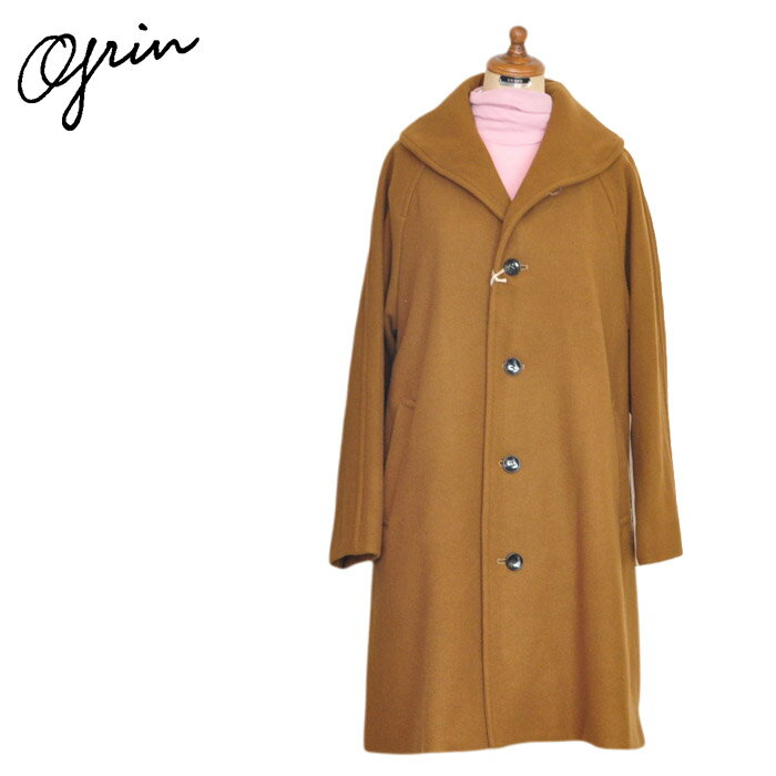 grin グリン コート ソフトウールビーバー ワイドカラーコート 8224J-002 サイズ2 Mサイズ レディース