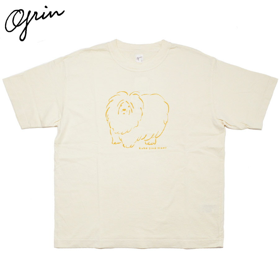 Rakuten - grin グリン Tシャツ OGエーゲ海ふわ犬プリントTシャツ 8263C-016 サイズ3 Lサイズ レディース