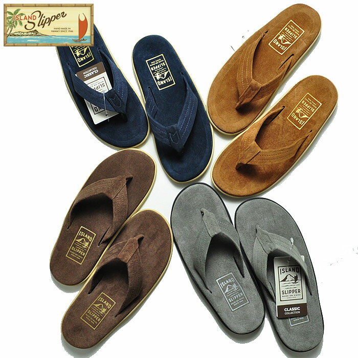 アイランドスリッパ ISLAND SLIPPER スウェード メンズ PT203 PB203 レザー SUEDE LEATHER サンダル 定番モデル