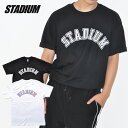 STADIUM Tシャツ メンズ STADIUM ARCH LOGO TEE スタジアム 半袖 セレクトショップ オリジナル メンズ ストリート