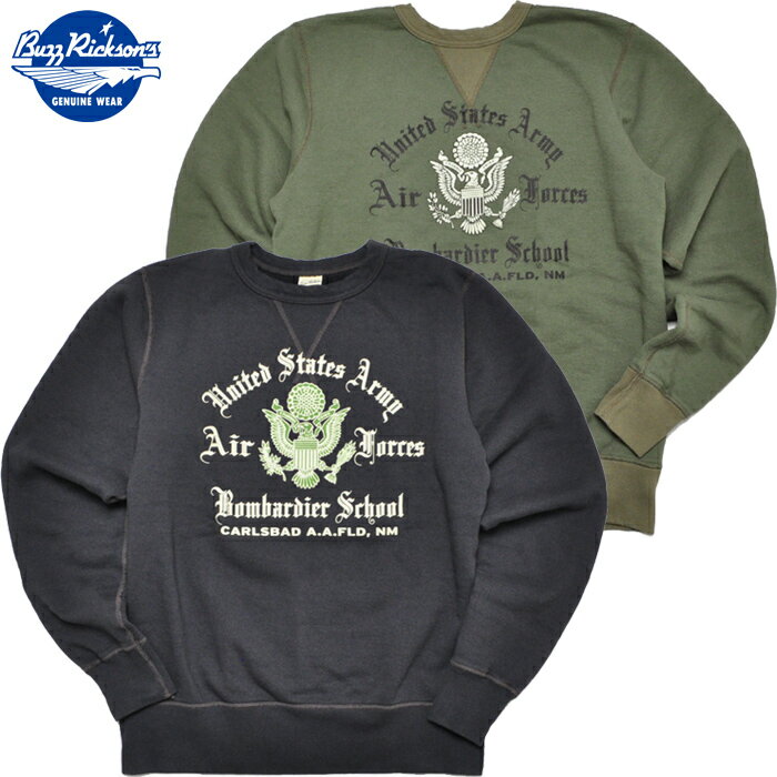 樂天商城 - BUZZ RICKSON'S バズリクソンズ スウェット BR69692 SET-IN CREW NECK SWEAT SHIRT U.S.ARMY AIR FORCES BOMB SCHOOL トレーナー