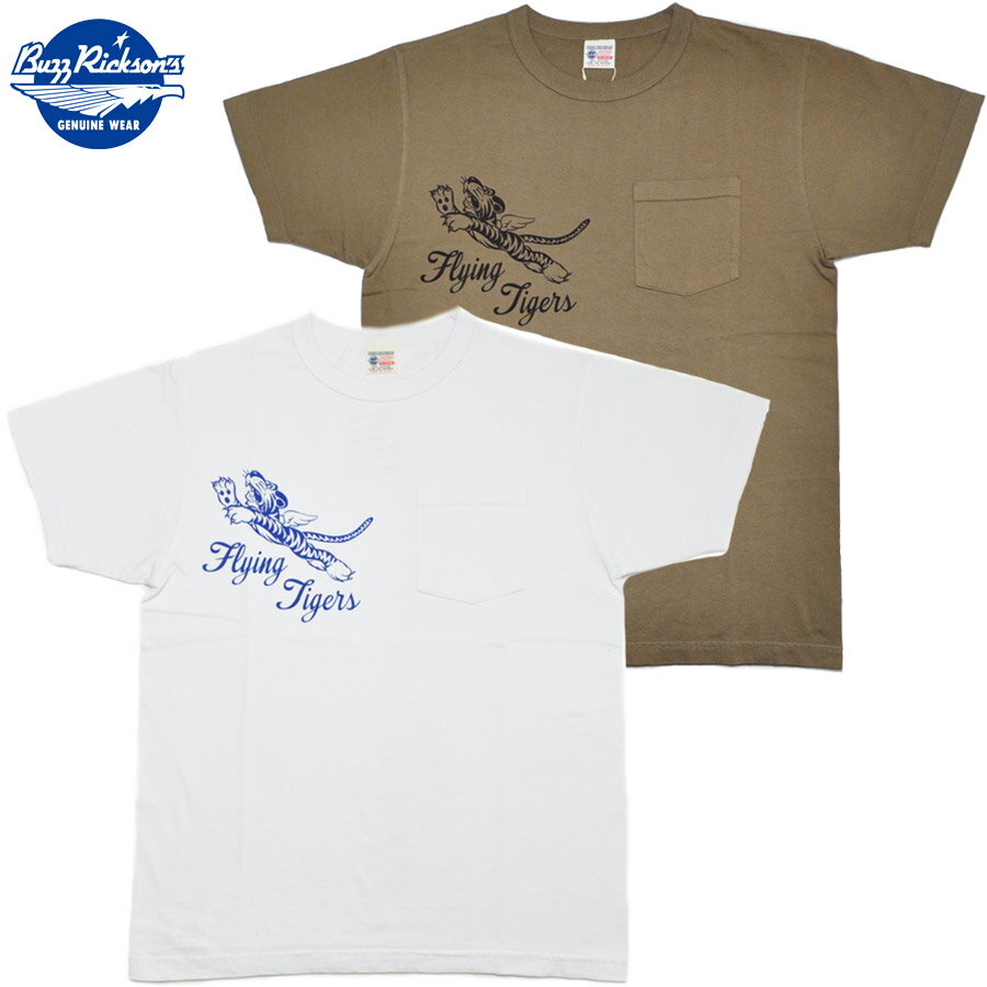樂天商城 - BUZZ RICKSON'S バズリクソンズ Tシャツ BR79709 S/S POCKET T-SHIRT FLYING TIGERS