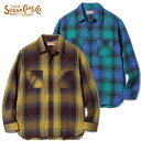 VK[P[ SUGAR CANE Vc SC29152 TWILL CHECK WORK SHIRT  Y AJW