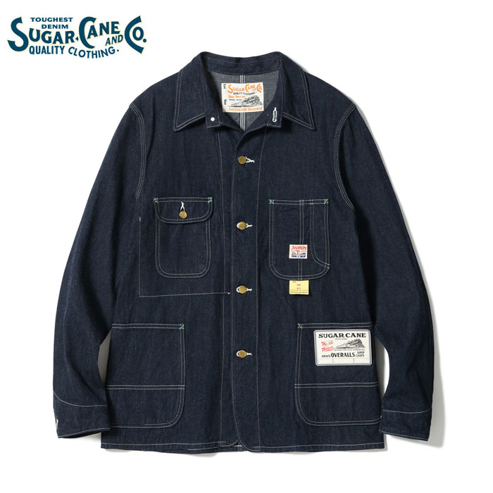 SUGAR CANE シュガーケーン カバーオール SC15655 11oz. BLUE DENIM WORK COAT デニムワークコート ジャケット