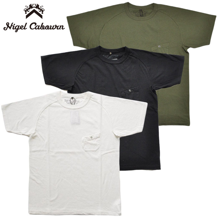 樂天商城 - ナイジェルケーボン NIGEL CABOURN Tシャツ 5.6オンスベーシックTシャツ 5.6oz BASIC T-SHIRT メンズ 無地