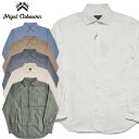 NIGEL CABOURN ナイジェルケーボン シャツ ブリティッシュオフィサーズシャツ BRITISH OFFICERS SHIRT VINTAGE OXFORD オックスフォード 46-50 長袖 メンズ