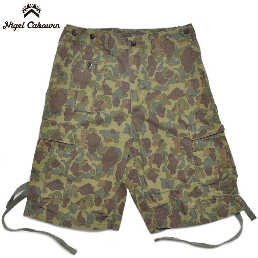 Rakuten - NIGEL CABOURN ナイジェルケーボン パンツ アーミーカーゴショーツ - ダックハンターカモ ARMY CARGO PANT - DUCK HUNTER 80520051014